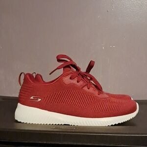 Skechers womens Red Sneakers